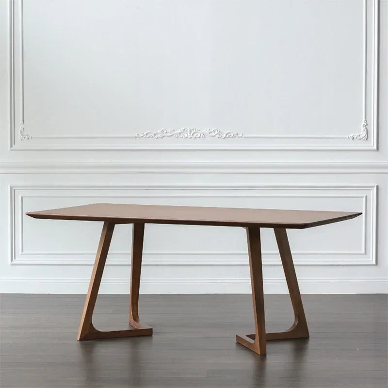 Table à manger nordique Solenne en frêne massif 150cm style scandinave pour 4-6 personnes